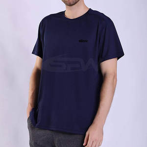 Men Fitness Gym Tee Slim Fit <b>Quick</b>-Dry Breathable Short Sleeves O-Neck Flat Seams Soft Collar Reflective <b>Detail</b> Designed - Product Image 3