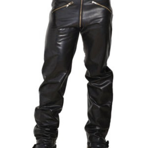Mayhem <b>Lace</b> <b>Up</b> <b>Leather</b> Shorts Black Faux <b>Leather</b> Fetish Clubwear Shorts - Product Image 2
