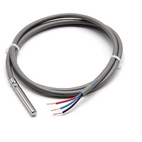 MTS100: Sensor de Temperatura PT100 con Termopar Tipo T, J, K de PVC, Fibra de Vidrio y PTFE de Alta Calidad Clase A para Refrigerador, Caldera y Horno