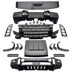 Haute qualité nouveaux Kits de voiture en plastique PP mise à niveau Mars Explorer Road avant pare-chocs arrière capot Scoop Grille Spoiler Jetour Traveler <span class=keywords><strong>T2</strong></span> - Product Image 1
