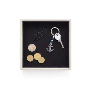 Modern PU Leather Tray with Velvet Cushion Base Luxury Service Tray for Hotels - Product Image 6