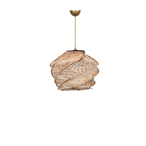 Beige Ruche Lustre Pendentif Lumière Moderne Pendentif Luminaires Lustre Industriel Art Déco Pendentif En Or - Product Image 1