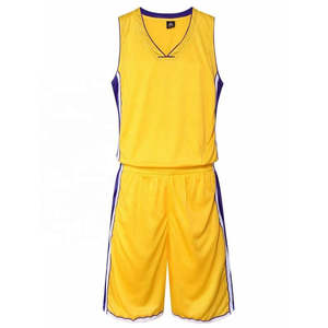 Impression par sublimation personnalisée Maillot de basket-ball à col en V pour hommes uniforme en maille vierge pour la pratique de l'équipe pour la marque personnelle - Product Image 6