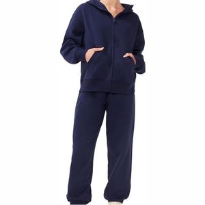 Ensemble de survêtement sportif pour femmes de qualité supérieure, taille plus, avec capuche, tissu respirant, tenue de jogging, vêtements décontractés, élégant - Product Image 6
