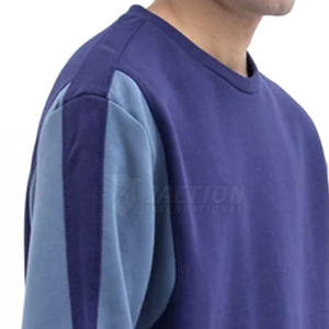 Manches longues hommes sweats taille personnalisée hommes sweats coton polaire gros basiques hommes sweats - Product Image 6