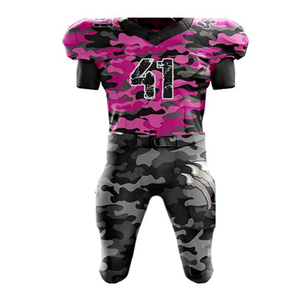 Uniforme de fútbol americano de secado rápido de alta calidad, conjunto de ropa deportiva transpirable, el mejor uniforme sublimado - Product Image 2