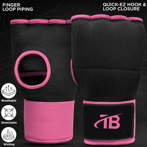 Bandages de poignet rapides en néoprène, rembourrés et respirants, pour les séances d'entraînement de boxe - Product Image 3