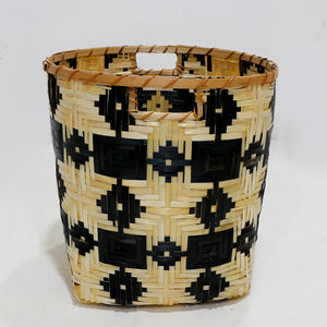 Cestas de Almacenamiento Grandes de Mimbre de Bambú Artex Dong Thap, Diseño Plegable Ecológico, Hechas a Mano en Vietnam, Estilo Rústico y Moderno para Lavandería - Product Image 1