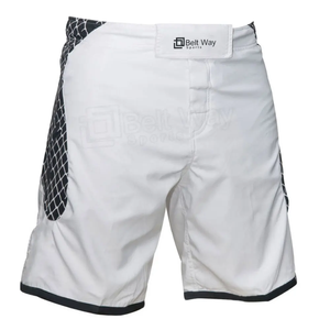 MMA Shorts 100% Cotton Embroidered <b>Digital</b> Printing Casual Elastic Waist Anti-Wrinkle Quick Dry - Product Image 4