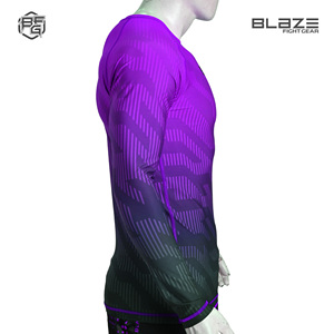 Personalizado BJJ Rash Guard Sublimación Rashguard Ropa deportiva Poliéster Adultos Sublimado personalizado Hombres Manga larga - Product Image 4