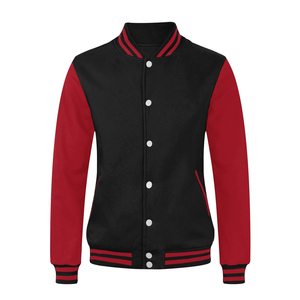 ขายส่งเสื้อแจ็คเก็ตวาร์ซิตี้ขนสัตว์คอตั้งคุณภาพสูงสำหรับผู้ชายปี 2026 สไตล์สตรีทแวร์ฤดูหนาว ผลิตจากวัสดุขนสัตว์ - Product Image 5