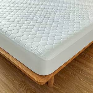 Protecteur de matelas imperméable anti-acariens et anti-punaises de lit, motif personnalisé, taille Queen, blanc, ultrasonique - Product Image 4