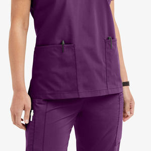 ชุดสครับแพทย์แบบปรับราคาได้สำหรับทุกเพศ ผ้ากันยับคุณภาพสูง น้ำหนักเบา ระบายอากาศได้ดี สวมใส่สบาย ผ้าวอร์สเต็ดยืดหยุ่น - Product Image 5