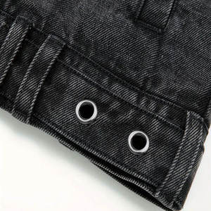 เสื้อกั๊กยีนส์แขนกุดสำหรับผู้ชายผ้าแคนวาสสำหรับฤดูหนาว - Product Image 6