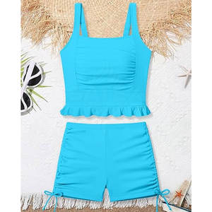 <b>Swim</b> Top and <b>Short</b> Sets Comfortable Fit Breathable Fabric Ideal for Water Activities <b>Women</b> <b>Swim</b> Top and <b>Short</b> - Product Image 5