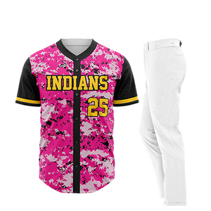 Uniforme de baseball décontracté de qualité supérieure, design personnalisé, respirant, séchage rapide, 100% polyester, vêtements de sport pour hommes, nouveau modèle - Product Image 1