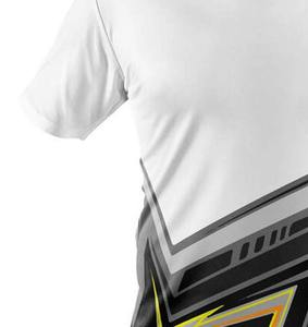 Camisetas Casuales de Alta Calidad para Hombre, de Manga Corta, Ligeras, de Algodón Orgánico 100%, con Logotipo Personalizado en Color Amarillo y Negro - Product Image 4