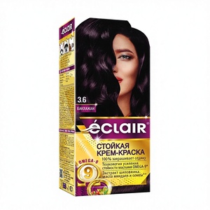 Crème colorante permanente pour cheveux Eclair Huiles OMEGA9 Finition lisse Longue durée Tous types de cheveux Usage professionnel pour adultes EC01 - Product Image 3