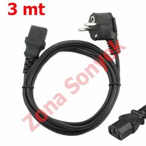 Câble d'alimentation industriel 12V avec connecteur IEC13 - 5M Cuivre étamé - Product Image 1