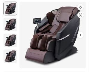 Nuevo Sillón de Masaje Eléctrico de Doble Núcleo 4D SL Track, Calefactado, Transpirable, de la Mejor Calidad, Gravedad Cero, Masajeador Corporal Completo - Product Image 1