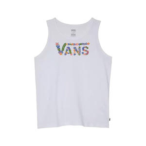 Vans G Zen Patio Tank Camisetas sin mangas para niñas Color: Blanco/Floral 100% auténtico - Product Image 1