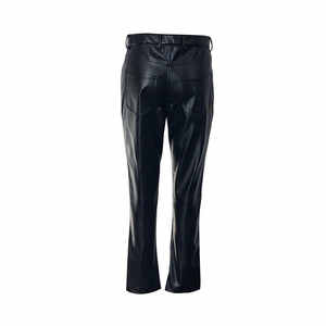 Trending 2025 New <b>Men</b> Vintage Real <b>Leather</b> Button Fly Windproof Breathable <b>Pants</b> Handmade Trousers Factory Price - Product Image 5