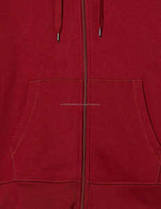 Sweat-shirts à capuche pour hommes de haute qualité, surdimensionnés, à épaules tombantes, avec fermeture éclair, nouvelle mode, couleur unie personnalisée, vêtements décontractés pour hommes, sweat-shirts à capuche avec fermeture éclair - Product Image 3