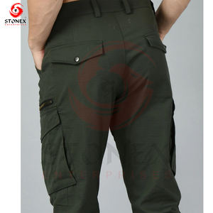 Pantalones informales de alta calidad para hombre, Pantalones rectos informales tejidos para reunión familiar, pantalones Cargo formales para hombre - Product Image 3