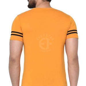 Loose Fit Venta al por mayor 100% algodón hecho hombres camiseta transpirable Low Moq camiseta para hombres logotipo impreso personalizado diseño hombres camiseta - Product Image 4