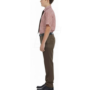 Ensemble chemise et pantalon d'école pour garçon, doux et respirant, adapté aux activités scolaires quotidiennes - Product Image 6