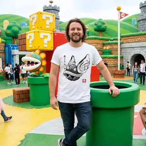 <b>Mario</b> Winged Shell <b>T</b>-<b>Shirt</b> Breathable Jersey Fabric - Product Image 3