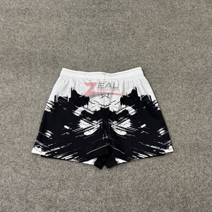 Pantalones cortos híbridos de doble capa 2 en 1 Pantalones cortos Mma Grappling Bjj Pantalones cortos Logotipos personalizados Sublimación Impreso Microstretch Hecho en Pakistán - Product Image 2