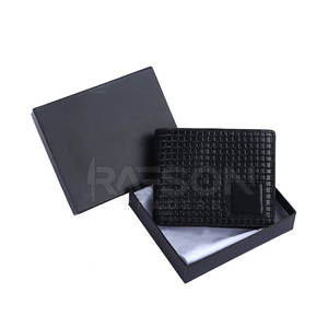 Cartera larga de cuero estilo vintage de alta calidad para hombre Cierre de botón de lujo Fabricación personalizada con forro de PU - Product Image 5