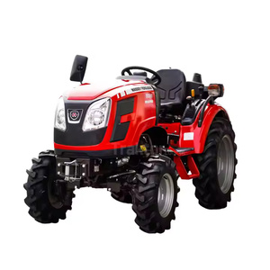 Tractor de jardín Mini Massey Ferguson de 4 ruedas Tractor agrícola de segunda mano de 28HP con motor central y componentes de motor - Product Image 5