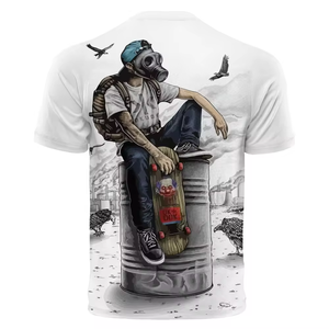 High Quality Summer Custom 100% Bamboo Fiber Cotton Men T <b>Shirts</b> LOGO Print Men's Plus Size DTF Printing <b>Anime</b> Men's <b>Shirts</b> - Product Image 2