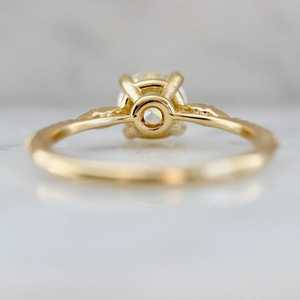 925 Silver 1 CT Round Brilliant Cut original Handmade Engagement <b>Ring</b> Solitaire Moissanite Diamond Anniversary Promise <b>Ring</b> Her - Product Image 4