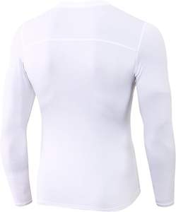 Camisa de compresión ultra elástica para baloncesto y correr Camiseta de compresión de atleta profesional Sensación de segunda piel de manga larga - Product Image 2