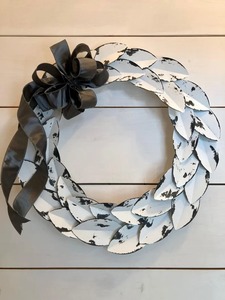 Porte-couronne en métal de haute qualité, fait à la main, écologique, durable, forme personnalisée, couleur personnalisée, guirlandes de Noël, couronnes de mariage en plein air - Product Image 5