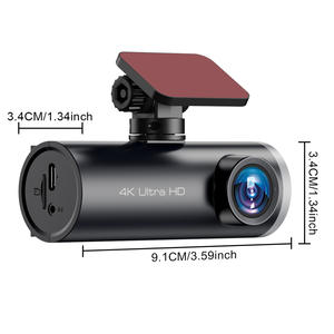 Cámara <span class=keywords><strong>para</strong></span> Auto con Espejo Retrovisor 4k Inteligente con IA y ADAS, Cámara de 3 Canales con Cámara Frontal y Trasera 4k <span class=keywords><strong>para</strong></span> Auto - Product Image 4