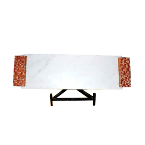 Plateau de service en marbre de style frais, vente en gros, écologique, style américain, fait main pour les occasions de mariage - Product Image 1