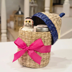 Handcrafted Seagrass Decorative <b>Gift</b> <b>Box</b> for <b>Ramadan</b> Includes Accessory, Made in Vietnam - Product Image 5