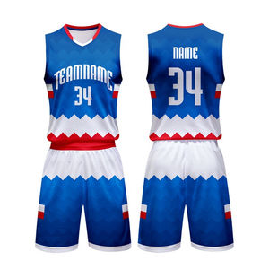 เครื่องแบบบาสเก็ตบอลแฟชั่นใหม่ระบายอากาศได้ดีออกแบบด้วยการระเหิดแบบปรับแต่งได้สำหรับกีฬา - Product Image 6