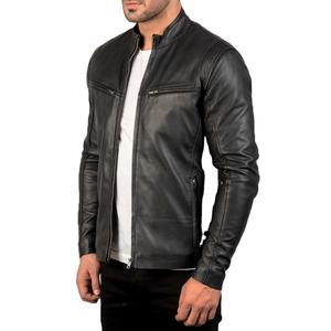 Nouveau style personnalisé de meilleure vente Veste en cuir vintage à manches longues en cuir véritable originale personnalisée de qualité supérieure pour hommes - Product Image 3