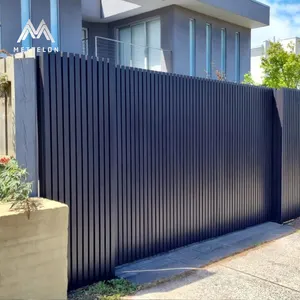 Benutzer definierte Outdoor-Zaun Privatsphäre Windschutz scheibe Lasers ch neiden Einfache Installation Aluminium Geländer Zaun platten für Hausgarten