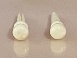 หมุดสะพานกีตาร์ทำจากกระดูกหอยเป๋าฮื้อ 100% กระดูกควายแท้ คุณภาพสูง - Product Image 2