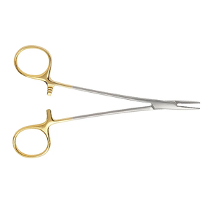 Portaagujas de Mayo de acero inoxidable duradero de alta precisión, instrumento quirúrgico Manual de 18CM, primeros auxilios, cirugía General, certificación CE - Product Image 5