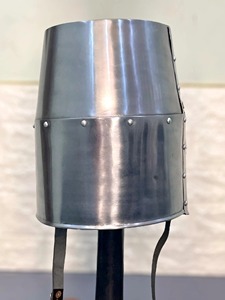 Edge Knives Templar Crusader Knight <b>Helmet</b> Stainless Steel DIY Grade Halloween Costume <b>Accessory</b> Medieval Warrior Look - Product Image 6