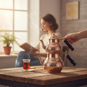 Tetera Artesanal de Diseño Vintage y Moderno con Tapa y Asa, Jarra para Agua, Ideal para Beber y Regalar - Product Image 4