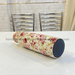 HHO CB1011 Botella de Cobre Puro de Alta Calidad de 1L con Acabado Mate, Minimalista, a Prueba de Fugas, con Revestimiento Anticorrosión, Forma Curva, Directa - Product Image 2