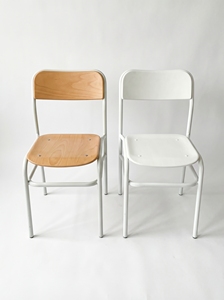 ARSU Modern Commercial Height Adjustable Student Chair Powder Coated Finish Tapered Legs Metal Frame School Hospital Apartment - Product Image 5